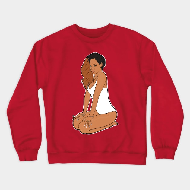 Bad Girl Ri-Ri Crewneck Sweatshirt by Riki Prosper